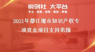 2021年都江堰市知識產(chǎn)權(quán)專項(xiàng)資金項(xiàng)目支持范圍獎補(bǔ)政策