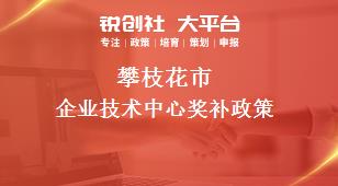 攀枝花市企業(yè)技術中心相關配套獎補政策